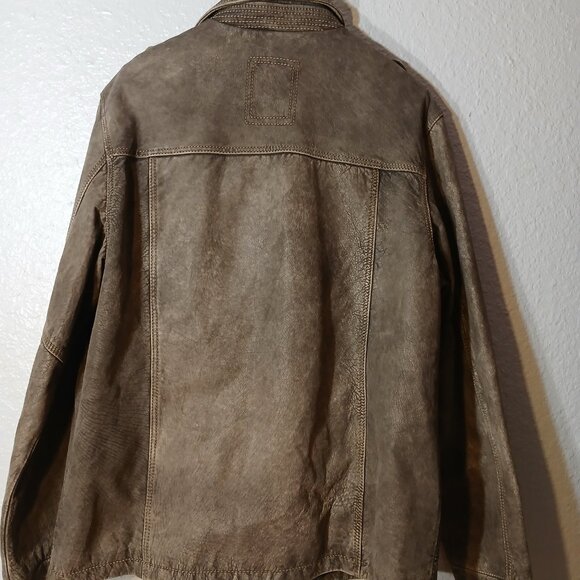 Guess Jeans Leather Jacket - Picture 10 of 10